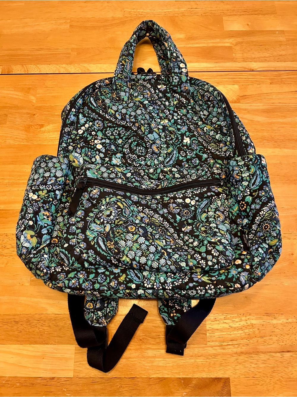Vera Bradley Campus Totepack Backpack Dreamer Paisley